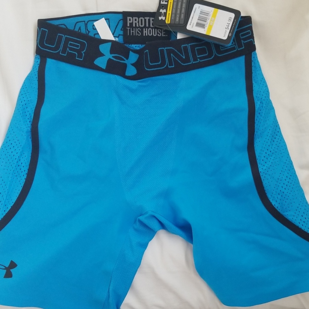 Mens Under Armour Vent Heatgear Compression Shorts